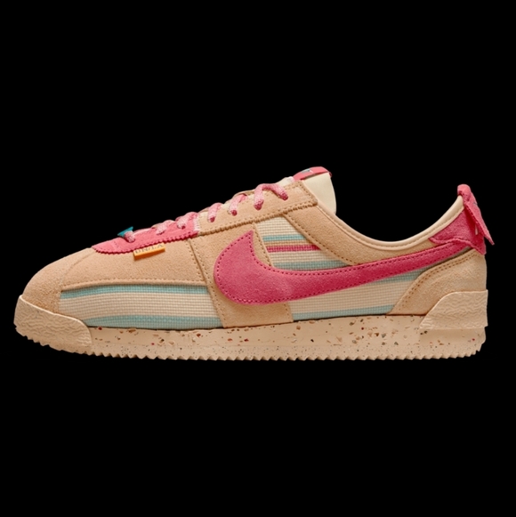 Nike Cortez x UNION LA Sesame Sneakers: Pink Teal RARE Women’s 7 - Picture 1 of 17